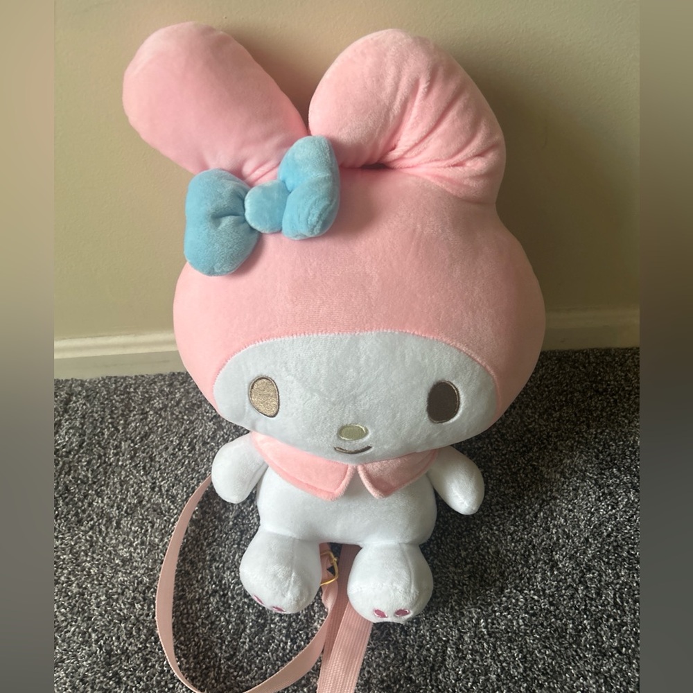 hot topic my melody plush backpack